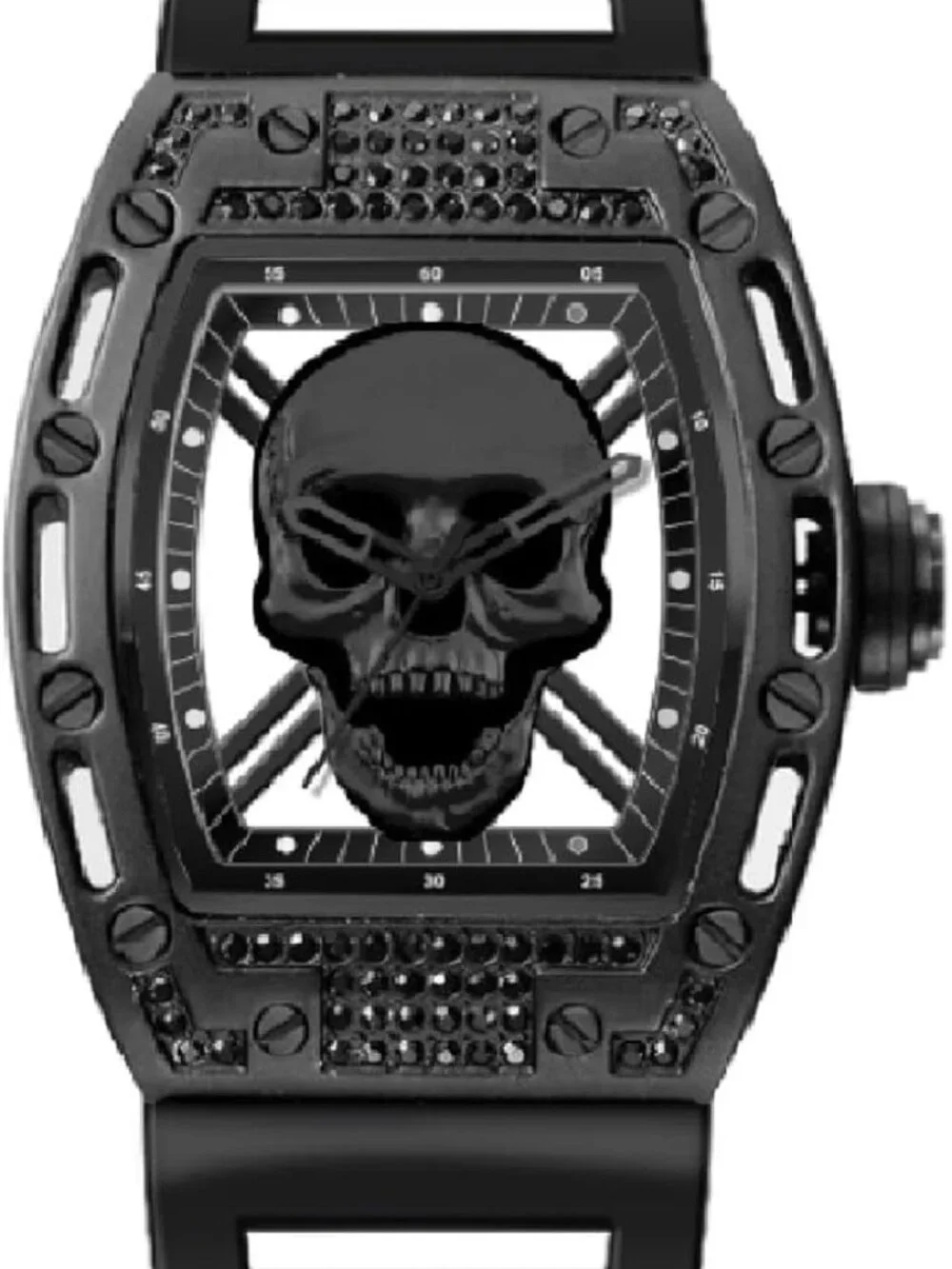ED HARDY Skull Men's Quartz Movement Analog Watch